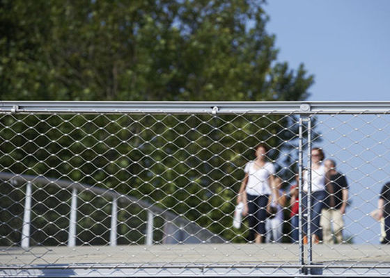 2.0mm roestvrij staal balustrade kabel mesh 7x7 80x138mm