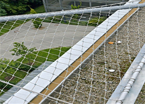 3.2mm de Kabelnetwerk van de Diameterbalustrade, het Netwerk 7x7 van de Roestvrij staalkabel