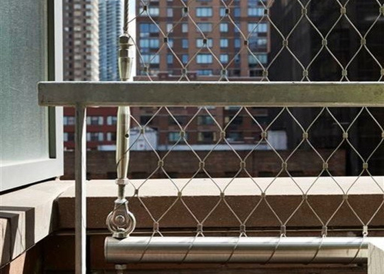 Infill het Roestvrije staalkabel Mesh Anti Corrosive Anti Rust van de Balustradeleuning