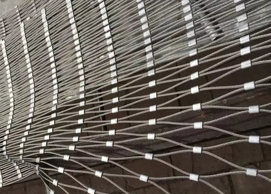 Hoge treksterkte roestvrij staal touwnet voor flexibele industriële oplossingen