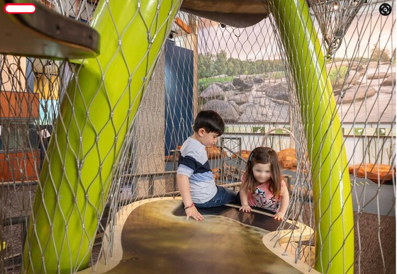 Vermaakpark Veiligheid 10mm roestvrij staal touw net met Ferrule Mesh Anti-zuur Anti-alkali