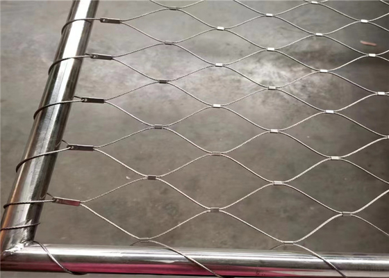 De flexibele van de het Roestvrije staalkabel van Inox 316L Draad Mesh Rhombus Shaped