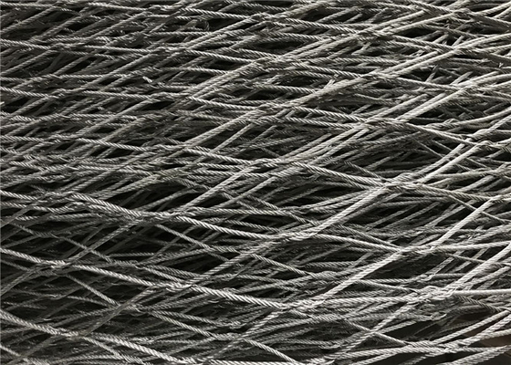Diamant roestvrij staal vogelhuis draadnet dierentuin Flexibel touwnet