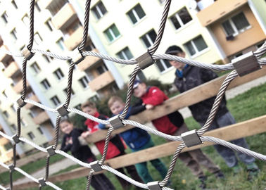 AISI 316 van het het Netwerk Netto, Flexibel Roestvrije staal van de Draadkabel de Kabelnetwerk voor Balkon