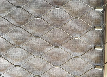 Type 4mm Dierentuindraad Mesh Flexible Ss van douanemetalen kap 304 7x7