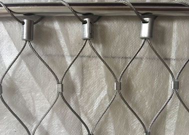 Het klassieke Inox-Netwerk van de Balustradekabel, X neigt het Netwerk Webnet van de Roestvrij staalkabel