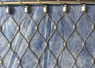 X-NEIG INOX-van het het Traliewerkroestvrije staal van de LIJNbalustrade de Kabelnetwerk Webnet 60 Graadhoek