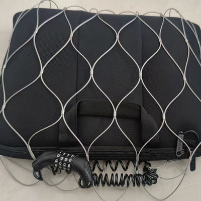 80mm Holesize Flexibel Roestvrijstalen touw Anti-Diefstal Mesh Bag
