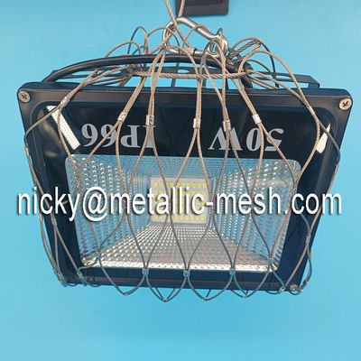 1.5mm flexibele roestvrij staal touw mesh zak Anti-diefstal
