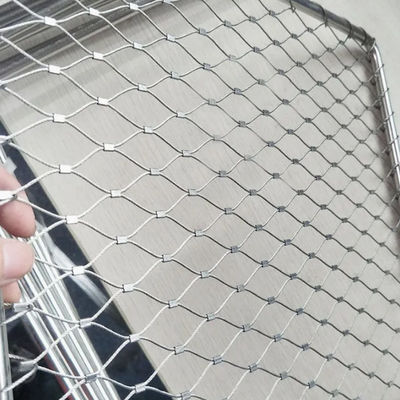 Ferrule gebreide schoonheid Flexibel draad touw kabel gaas voor dierentuin