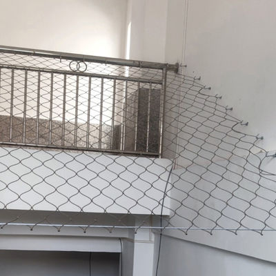Gepersonaliseerd beschermingskabelnet voor veiligheid balustrade roestvrij staal draad touwnet