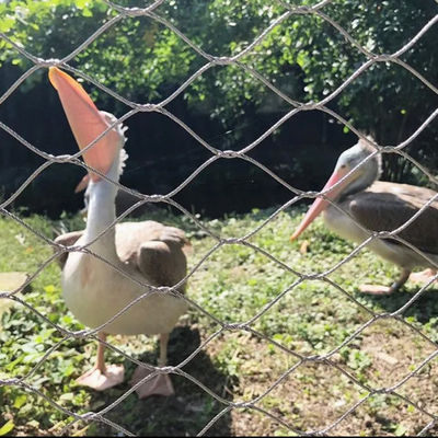 Ferrule draad touw roestvrij staal kabelscherm voor dierentuin vogel vogelhuis net