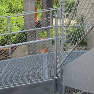 Geknoopt zwart roestvrij staal draad touw Dierenkabel Veiligheidsnet Voor Geheime Vogelhuis