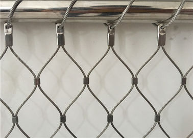 Kabel van de het Roestvrije staaldraad van de metalen kapstijl de Flexibele Netto voor Balustrades