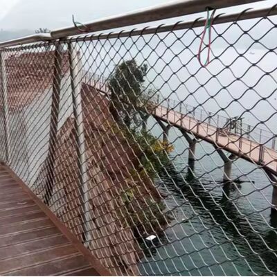 316 304 Draaddraad van roestvrij staal Kabelrooster voor trappenrailbalustrade