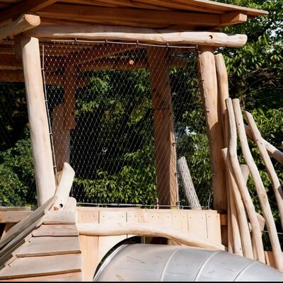 De meeste impactbestendige roestvrij staal touw mesh anti-drop net voor binnenplaats