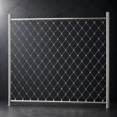 Balustrade Invulling Kabel 80x80mm Ferrule touw Mesh Voor Trap