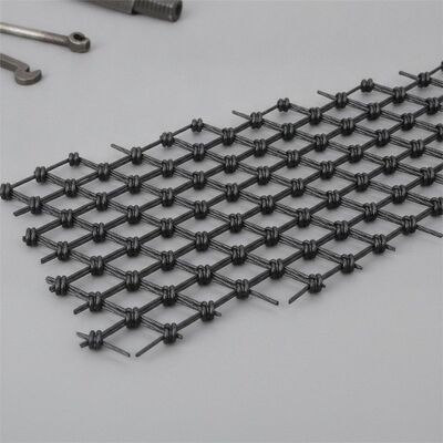 Anti UV zwart oxide draad touw gaas met 20 mm tot 200 mm diafragma en 1,2 mm tot 3,2 mm kabel diameter