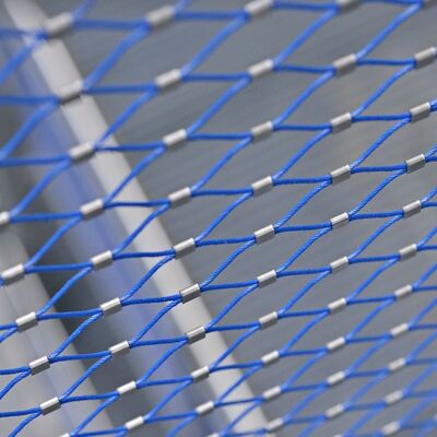 Eenvoudige installatie Onderhoudsvrije Corrosiebestendige Staalkabelnet voor Trappenhuis en Speelplaats Veiligheid