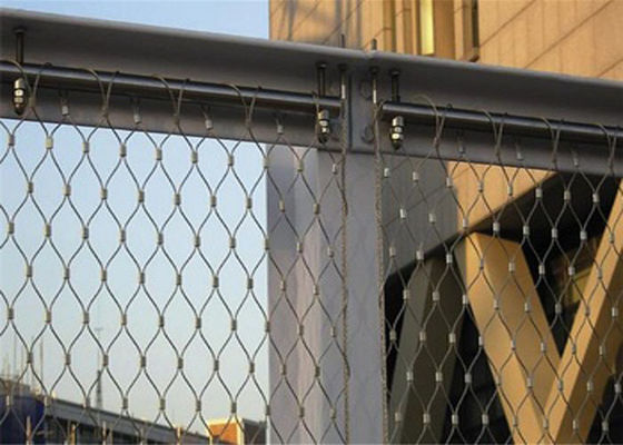 Van de Omheiningsstainless steel 50x50 van de verkeersbarrière de Draad Mesh For Falling Prevention