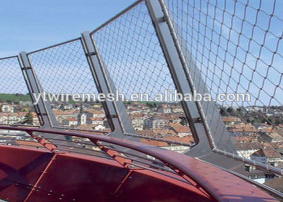 4.0mm Sus 304 Sus 316 Architecturale Flexibel van Roestvrij staalwebnet