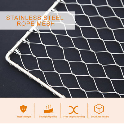 Ferruled 316 Inox Kabel van de Roestvrij staalkabel van Webnet 1 X 19 de Draadnetwerk
