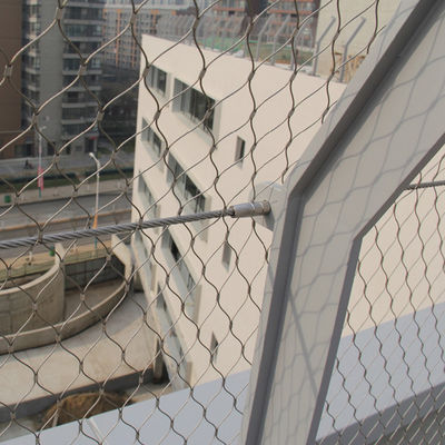 Architecturaal de Kabelnetwerk van het Voorgevel80x80 304 Roestvrije staal