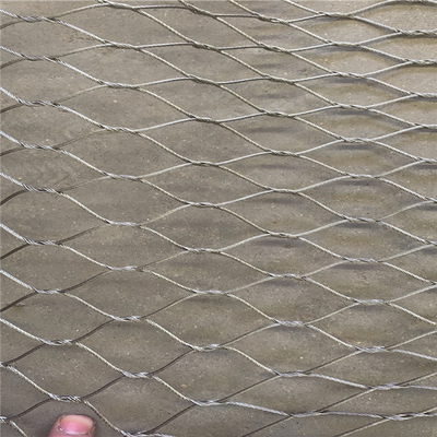 Kabel van douane de Roestvrij staal Geweven Draad 304 Mesh Knotted