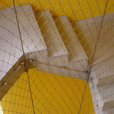 Architecturaal touw 7 x 19 roestvrij staal webnet ferrule type flexibel