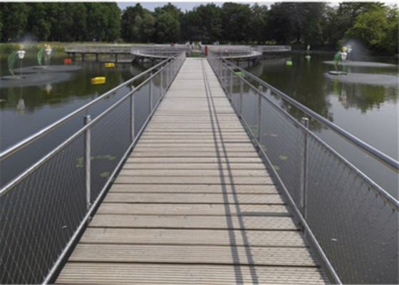 Architecturaal Draadnetwerk met grote trekspanning 3.0*80*80mm Gat
