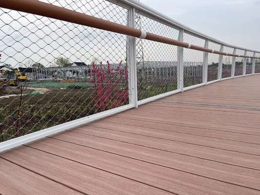 Balustrade 2,5 mm draadstaal kabelgaas 60 * 60 mm gat