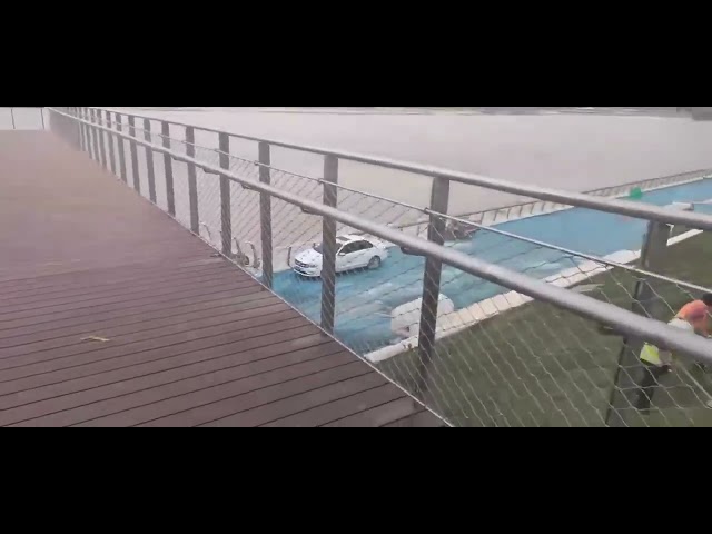 Anti Corrosieve Flexibiliteitsss Kabel Mesh For Amusement Rides