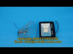 veiligheidsnetten met roestvrijstalen touwnetten voor lichten