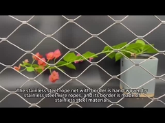 Hoe ziet een roestvrijstalen draadkabelgaas eruit