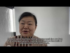 Geknoopt Type SS316 Draadkabelgaashekwerk 1,2 mm tot 4,0 mm