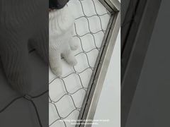 Gebonden roestvrijstalen kabelscherm