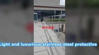 Licht en luxueus roestvrijstalen beschermtouwnet, in plaats van ijzerkunst, mooi en niet oppr