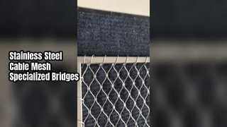 Roestvrij stalen kabelgaas gespecialiseerd voor bruggen
